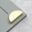 Brushed Brass Half Moon Pull Cabinet Handle 64mm 2