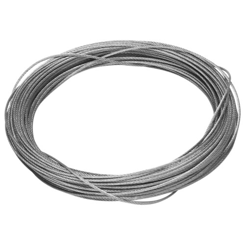 Kabelrigg i rostfritt stål, längd: 15 m, diameter: 1,0 mm