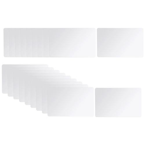 20 τεμάχια κάρτες NFC λευκές κενές για ετικέτες PVC 504 Bytes αυτοκόλλητο τσιπ 2