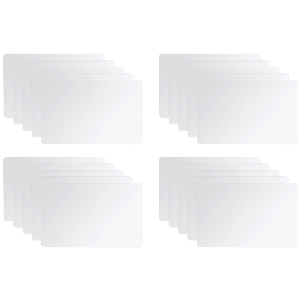 20 Pezzi Di Schede Nfc Bianche Vuote Per Tag In Pvc Con Chip Adesivo Da 504 Byte-image