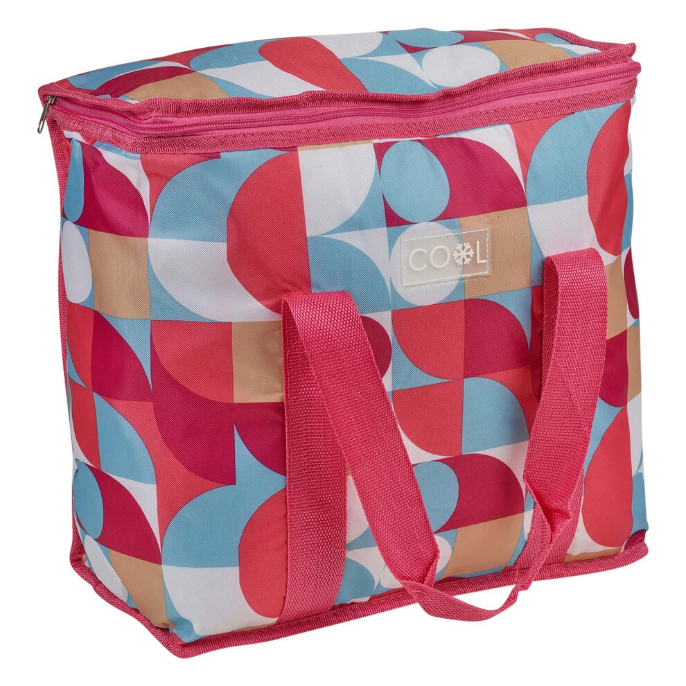 Urbn Living (Pink) 16L Retro Large Cooler Bag Picnic Camping Beach Food Ice Drink Lunch Pink