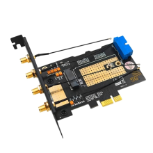 M.2 B-nyckel USB 3.0 och PCIe 5G Dubbelbuss 5G-WWAN-kortadapterkort, SIM-kortplats