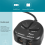 TWO Mute Switch Training Adapter Dual RJ9 Sockets to RJ9 Headset 2