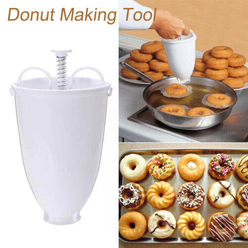 DIY Donut Dough Maker Machine Manual Dispenser Kitchen Utensil Tool 1