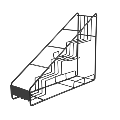 4 Bottle Wire Diplay Rack/ Syrup Rack Coffee Storage Rack 2
