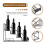 4 Bottle Wire Diplay Rack/ Syrup Rack Coffee Storage Rack 7