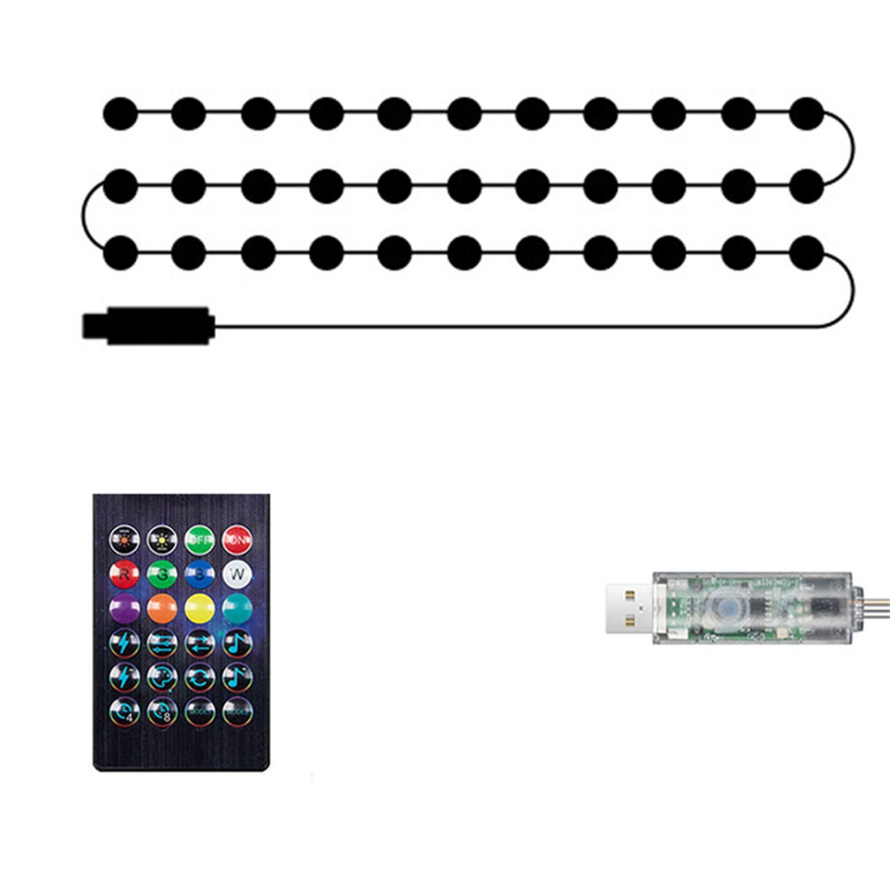 Catena Luminosa Led Rgb Intelligente Fai Da Te Per Decorazioni Domestiche - Lampada-A