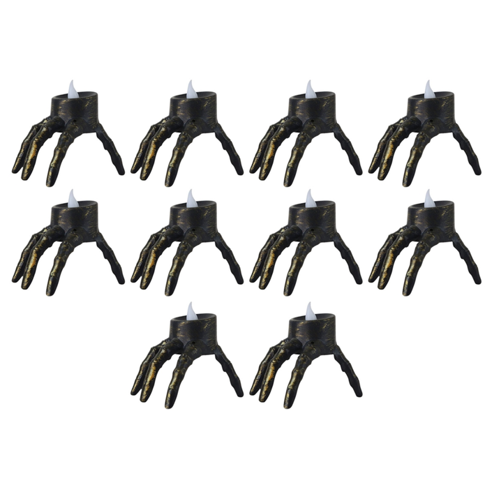 Lampada A Mano Con Scheletro Di Halloween, Candela Elettronica A Led, A