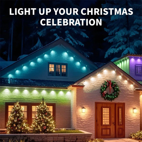 Permanent Outdoor Eaves LED Lights Waterproof APP Control EU Plug 15M 2