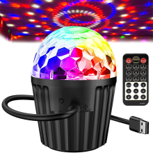 Φορητό μίνι φως μπάλας ντίσκο για πάρτι, RGB φως στροβοσκόπιου DJ