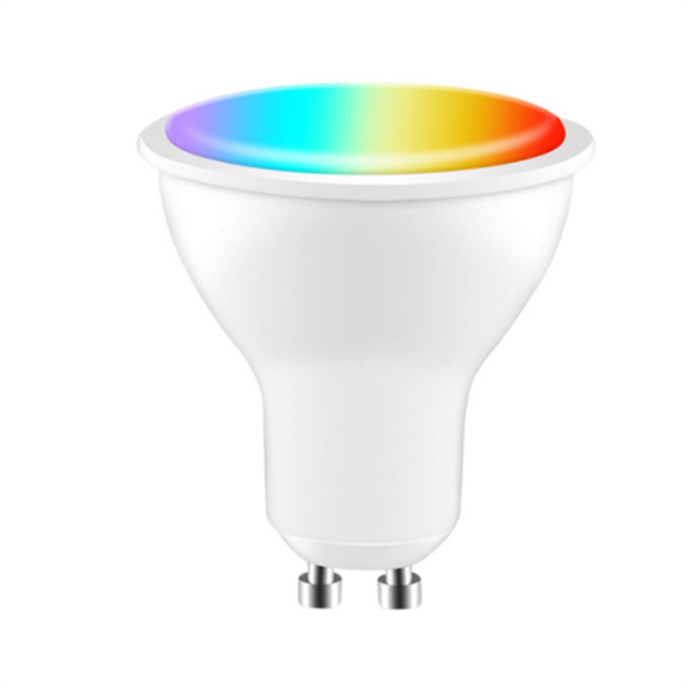 Ampoule LED connectée Tuya GU10 à intensité variable 5 W AC 100-130 V Wi-Fi + Bluetooth 1 pièce