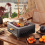 Hiiligrilli, BBQ-grilli, taittuva savustusgrilli, retki-piknikeille 2