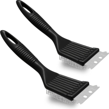 Reinig de barbecueborstel, metalen borstel, grillnetborstel