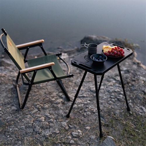 Folding Picnic Table Adjustable Height Table Aluminium Alloy Table 1
