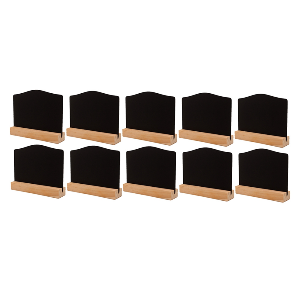 Lot de 10 mini-tableaux noirs décoratifs pour Noël
