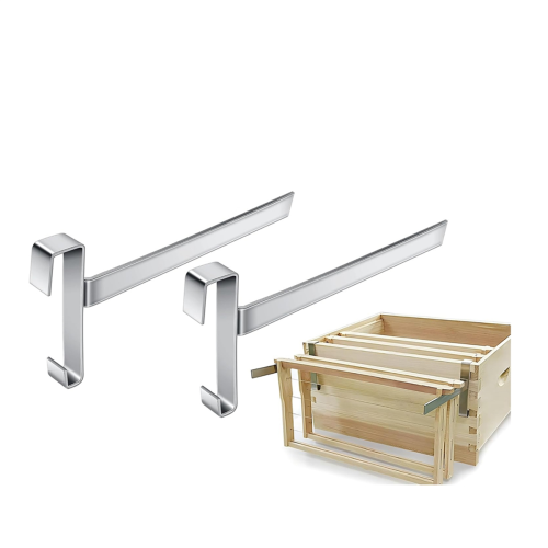 2 Pcs Beehive Frame Holder,Stainless Steel Beehive Frame Perch 1