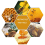 30 Stück Bee Hive Foundation Sheets, Tiefe Bienenwachs Foundation Sheets 4