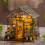 Kit chalet, mini maison fleurie à monter soi-même, puzzle 3D, construction à assembler 2