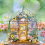 Kit chalet, mini maison fleurie à monter soi-même, puzzle 3D, construction à assembler 3