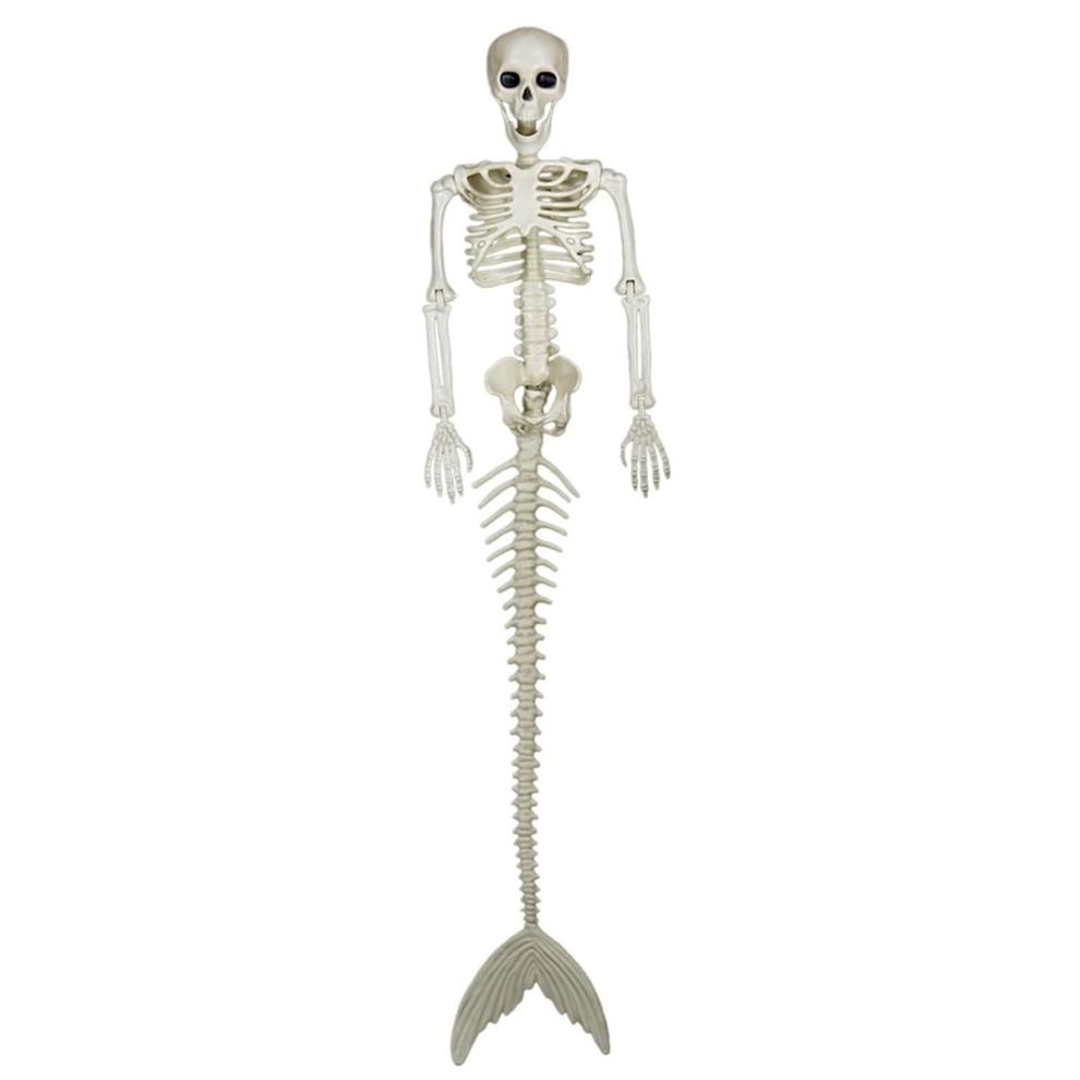 Halloween Skeleton Mermaid Skeleton Horror Scene Decoration