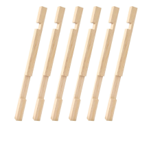 Bijenkorf-ingangsverkleiner, 6-pack houten bijenkorf-ingangsverkleiner