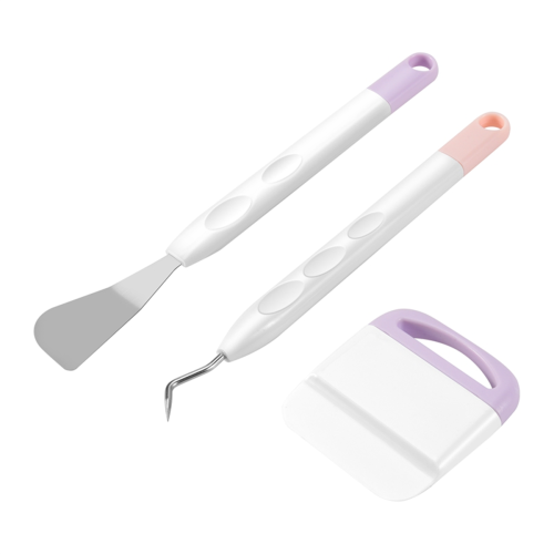 3Pcs Weeding Tool for Vinyl with Hook Weeder, Piecing Tool Vinyl 2