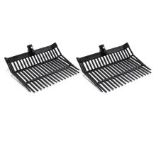 Pitchfork Head, Horse Manure Rake, for Picking Up Manure,Black,2Pcs