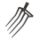 Gardening Pitchfork, Metal Large Fork Gardening Tool 1