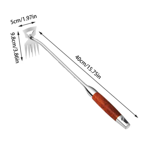 Εργαλείο χειροκίνητου βοτανίσματος 5 Teeths Hand Weeder Puller Rooting Weeder Tool 2