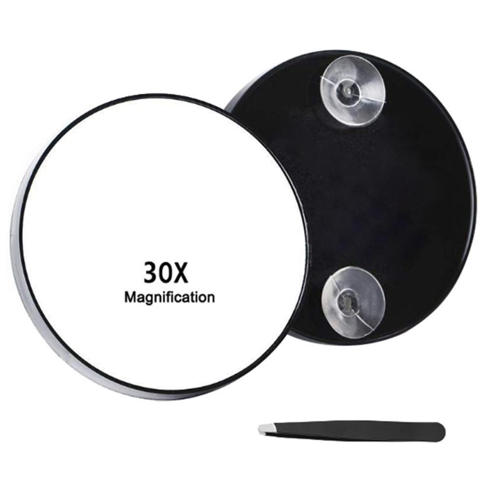 NeznaäKovã© Magnifying Mirror With Suction Cup Durables Travel Makeup Mirror 30X