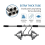 Εργαλείο ξύστρας πάγου για δρόμο, ξύστρα δαπέδου για καθαρισμό ζιζανίων, 6