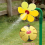 Irrigatore a spruzzo per prato Dancing Daisy, giallo 3