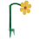 Irrigatore a spruzzo per prato Dancing Daisy, giallo 1