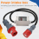50A Generator Cable AC250V Transfer Switch Kit UK Plug 5