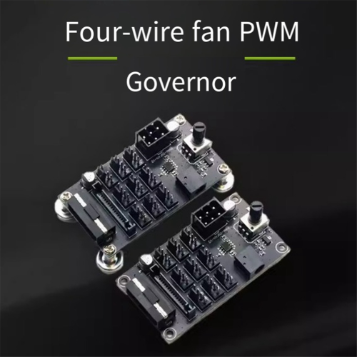 Datorchassifläkthastighetskontroller Fläktmodul 9-kanalig fläktnav PWM 2