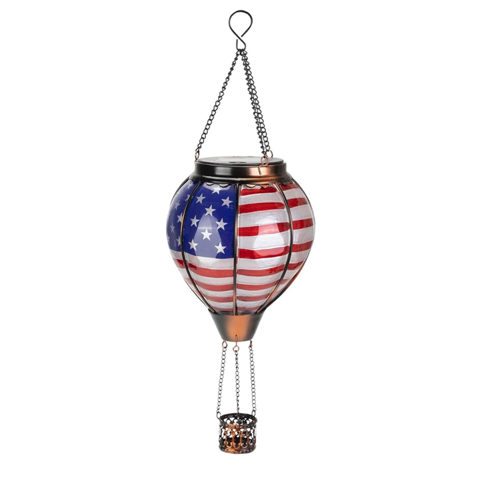 Outdoor Hot Air Balloon Solar Lantern With Candle Holder, flag-image-OPC-PHGC9HX-NEW