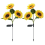 2 Pack Sunflower Solar Light Outdoor Waterproof LED Solar Light 1