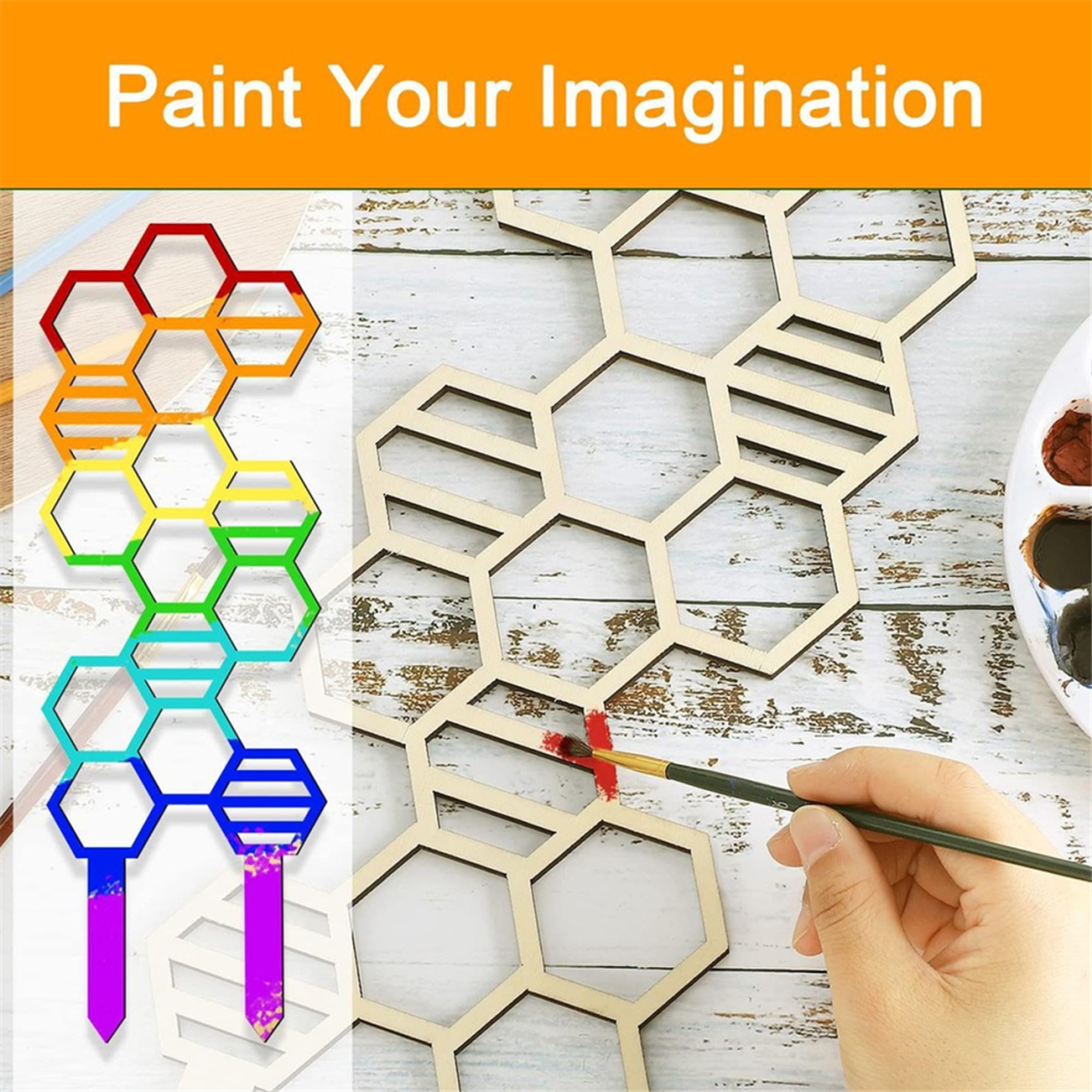 Support pour plantes grimpantes Pothos, treillis en bois pour plantes d'intérieur en nid d'abeille