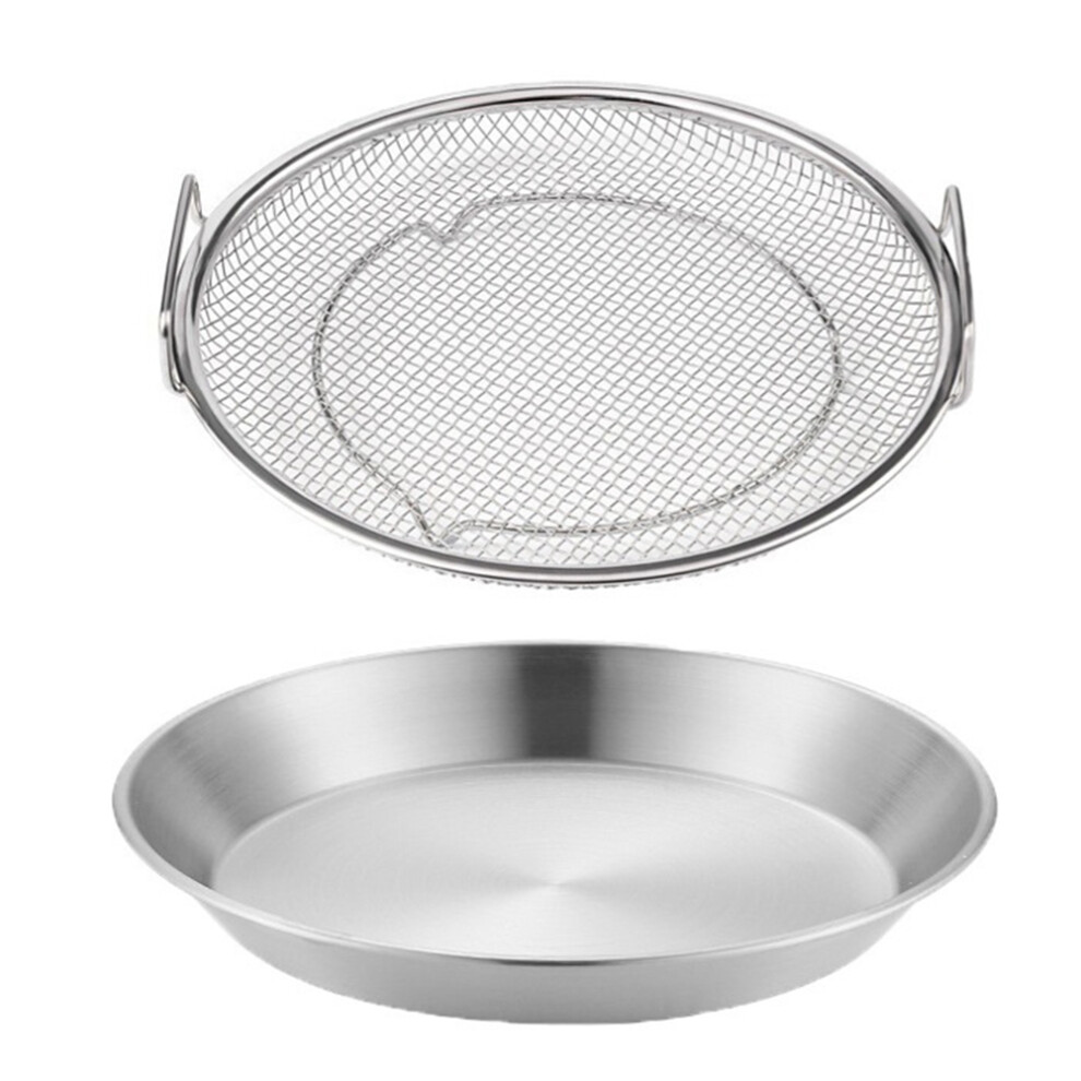 Kitchen Oil Filter Pan Stainless Steel Frying Oil Filter Pan 22cm-image-OPC-PHGCC7Q-NEW