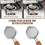 Espresso Tamper Set for 58 mm Porta Filter, Coffee Tamper 6
