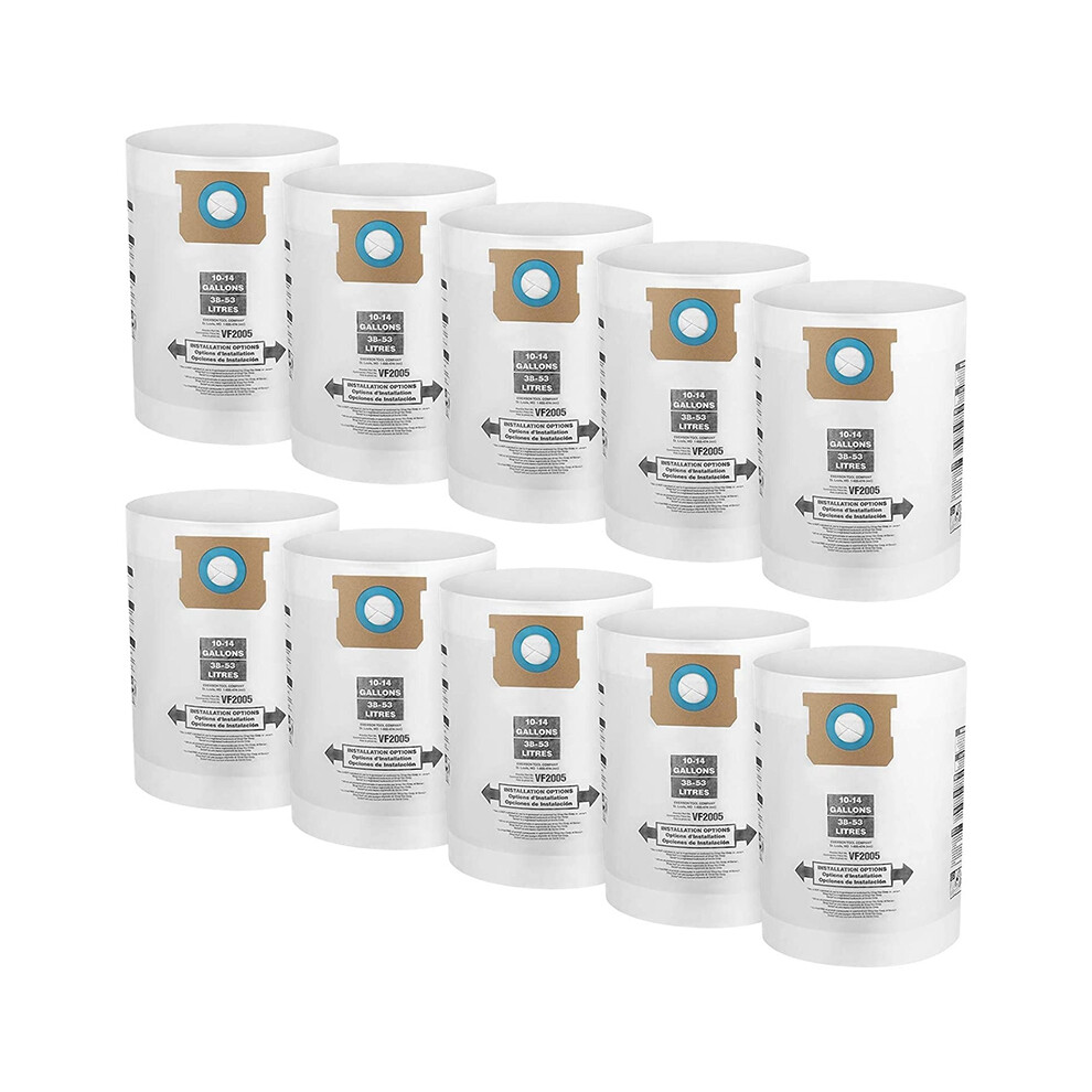 Confezione Da 10 Sacchetti Filtro VF2005 Per 9066200 Tipo F + Tipo I