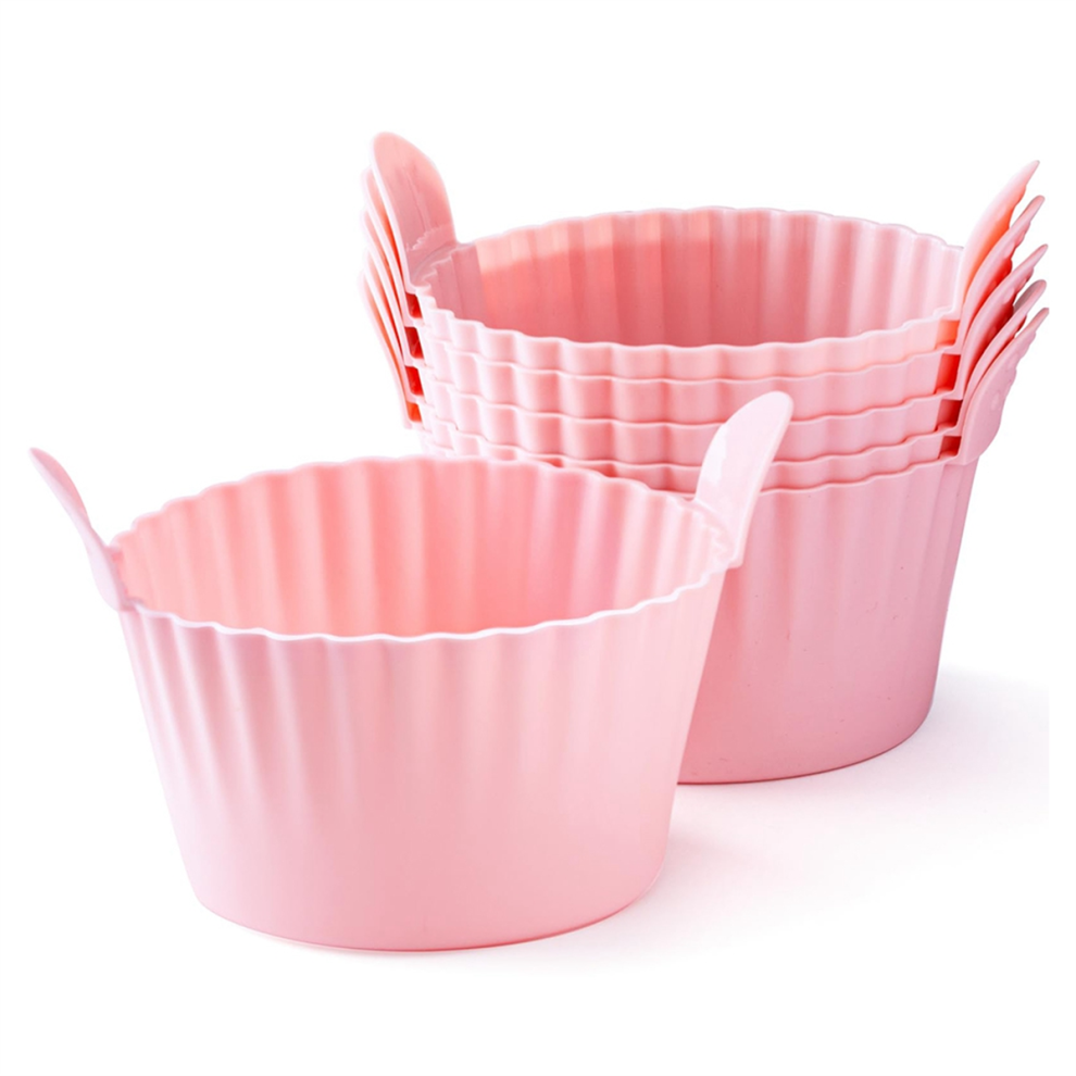 Moldes Para Huevos De Silicona Antiadherentes Reutilizables Para Freidora De Aire (Paquete De 8)-image