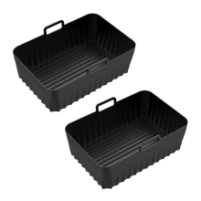 2 stuks herbruikbare siliconen bakjes voor de Ninjia Dual Air Fryer