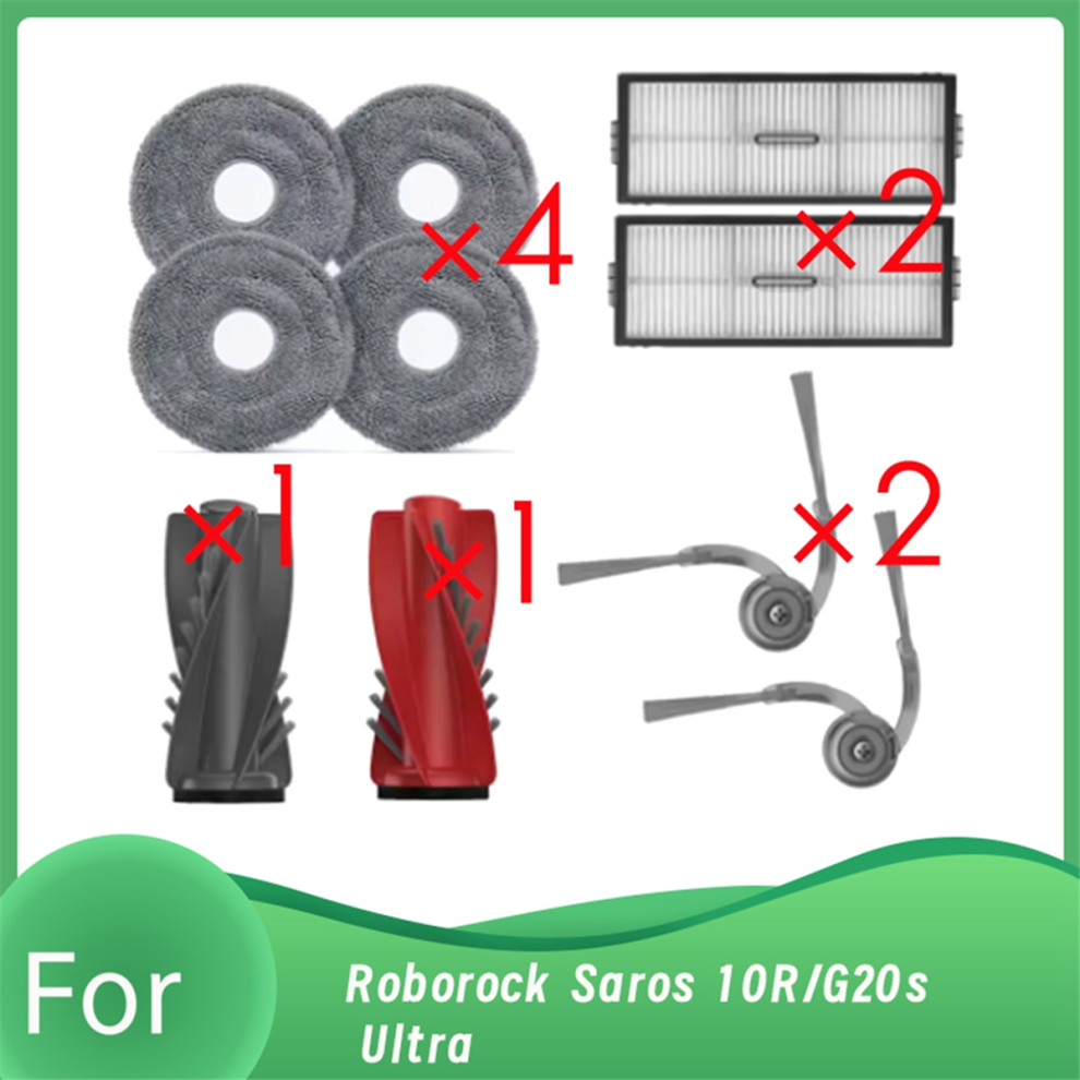 Kit Di Ricambio Da 10 Pezzi Per Aspirapolvere Saros 10R/G20S Ultra