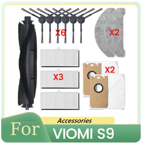 14 pezzi per accessori per aspirapolvere robot S9
