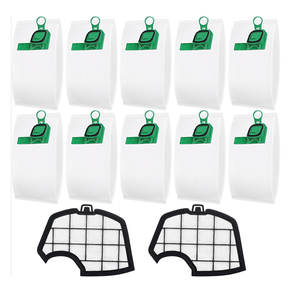 10 Sacchetti Per Aspirapolvere Kobold VK140 VK150 FP140