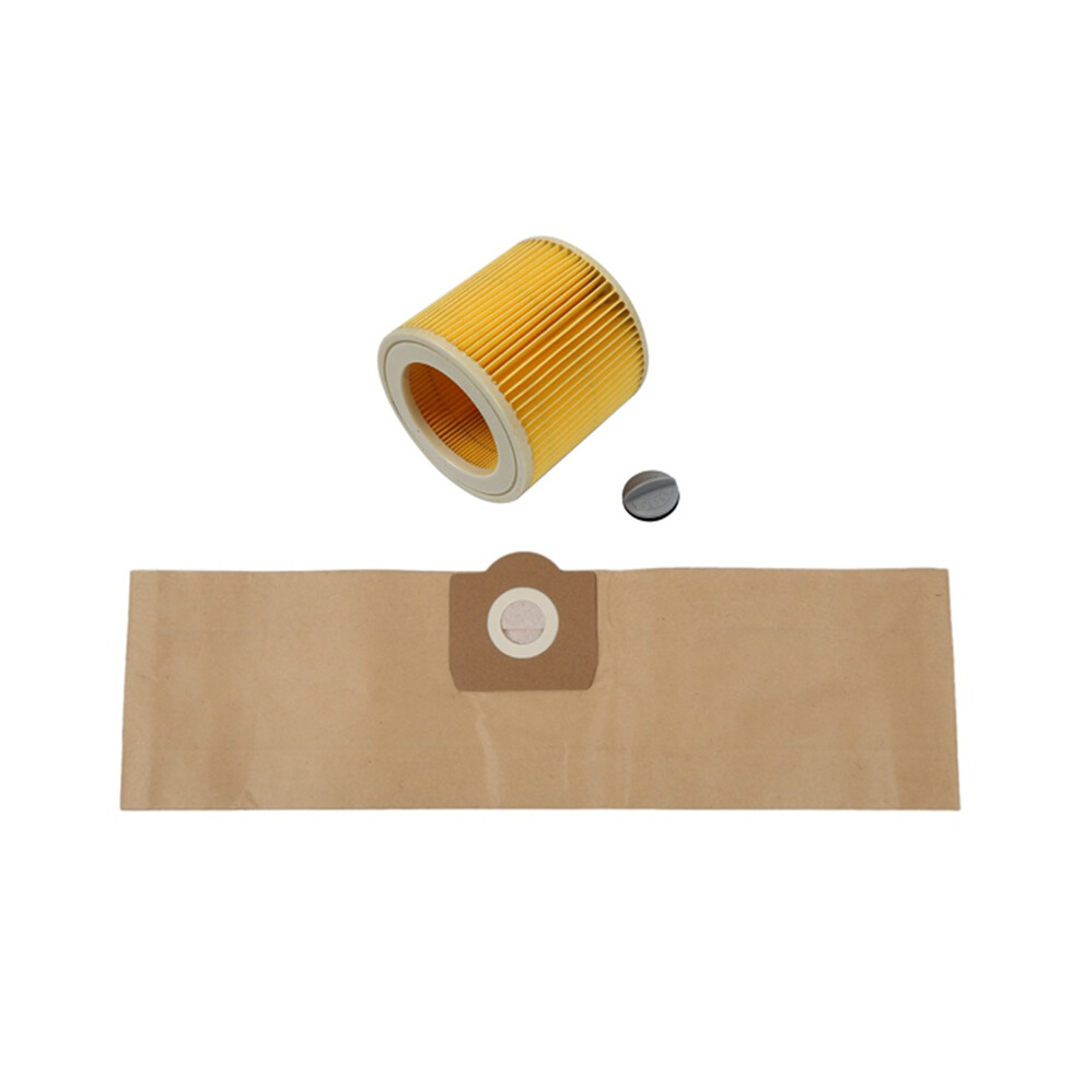 5 Sacchetti Antipolvere E 1 Filtro Per Aspirapolvere WD3