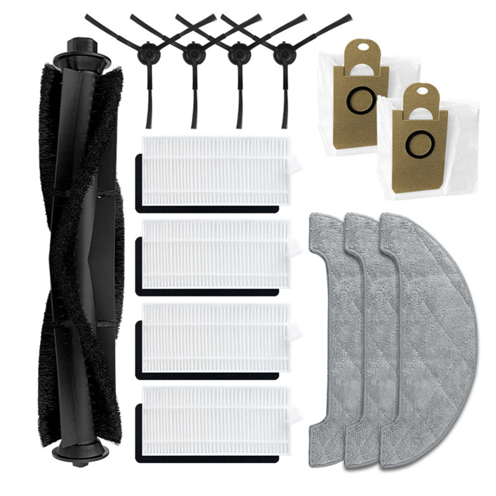 Per / Spazzatrice Spazzola Principale Laterale Filtro Sacchetto Antipolvere Salviette