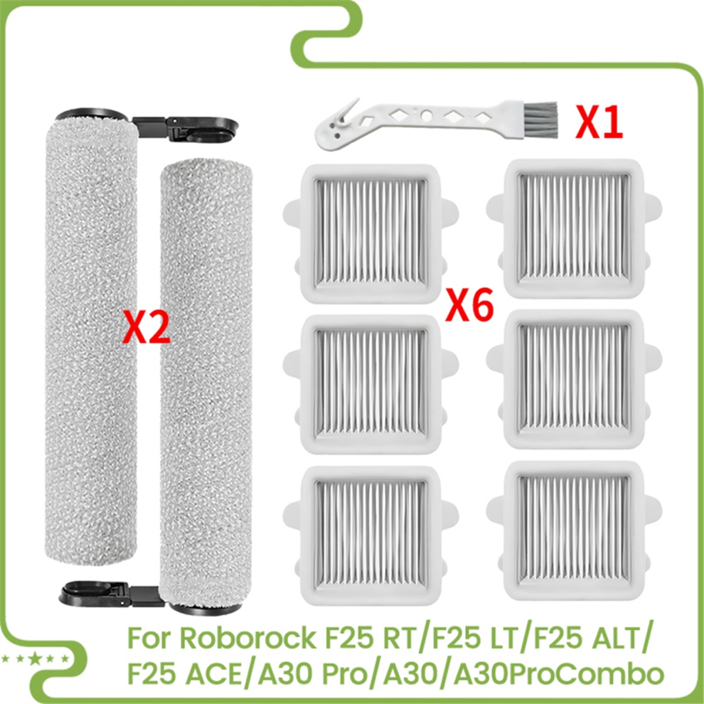 Per F25 Rt Rullo Spazzole Filtri Hepa Ricambi Aspirapolvere