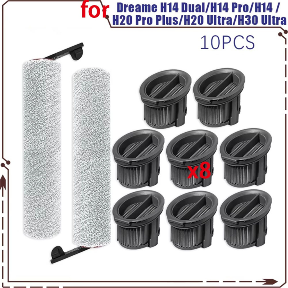 Per H14 Dual H30 Ultra Vacuum Parts Filtro Spazzola Rullo Principale